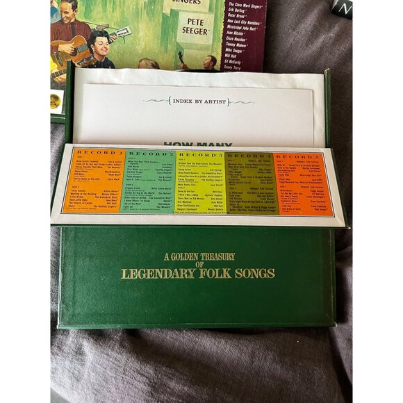Legendary Folk Songs Vinyl Record Collection Box Set - Picture 6 of 8
